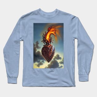 Steampunk mechanical heart Long Sleeve T-Shirt